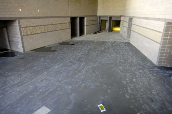 SHS north commons from stairs