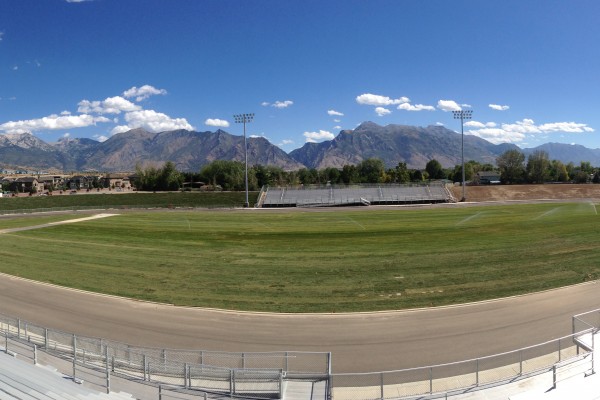 panoramic football field