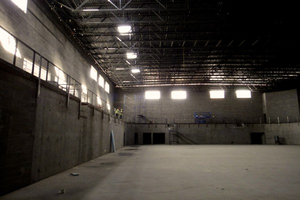 main gym from the floor